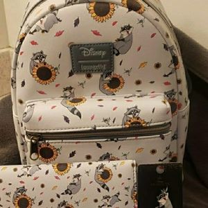 LOUNGEFLY DISNEY POCAHONTAS MEEKO SUNFLOWER MINI